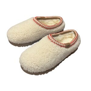 UGG Tasman Maxi Curly Natural Faux Shearling Slippers 1158356 Womens 7